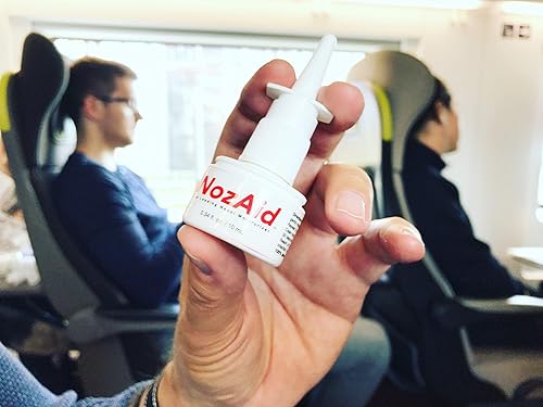 Miniatura 8 de Spray hidratante nasal (paquete de 2) con aceite de sésamo .34 onzas  Lubricante hidratante para alivio de nariz seca, crujiente, agrietado,