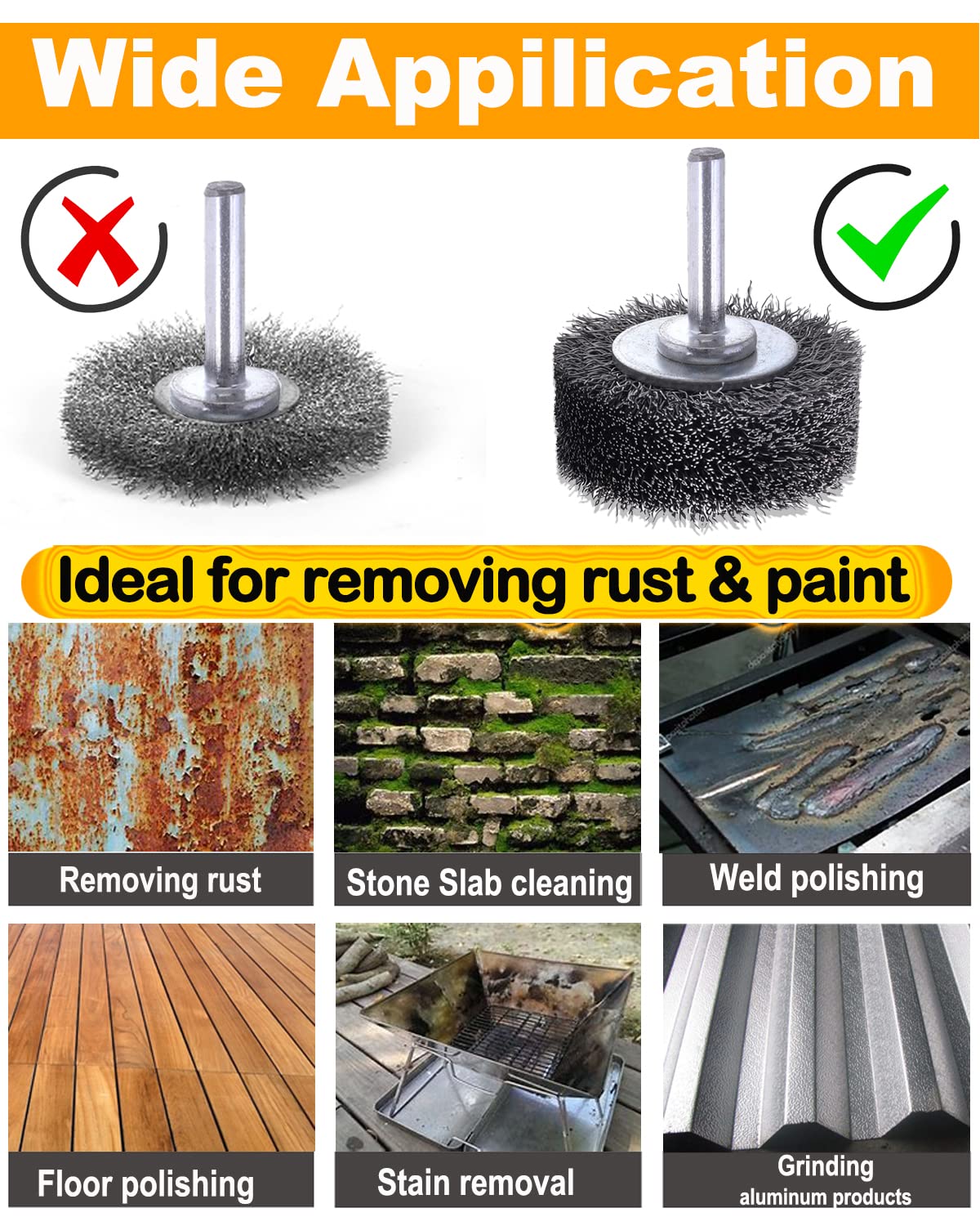 Rocaris Abrasive Wheel Brush