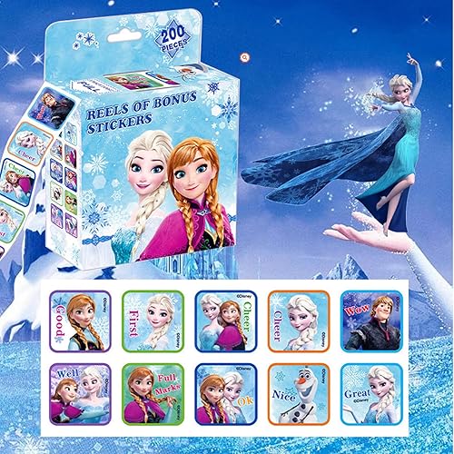 Miniatura 3 de 600 calcomanías para niños, paquete de 3 en 30 diseños, etiquetas autoadhesivas de 1-12 pulgadas, calcomanías de dibujos animados para niños y