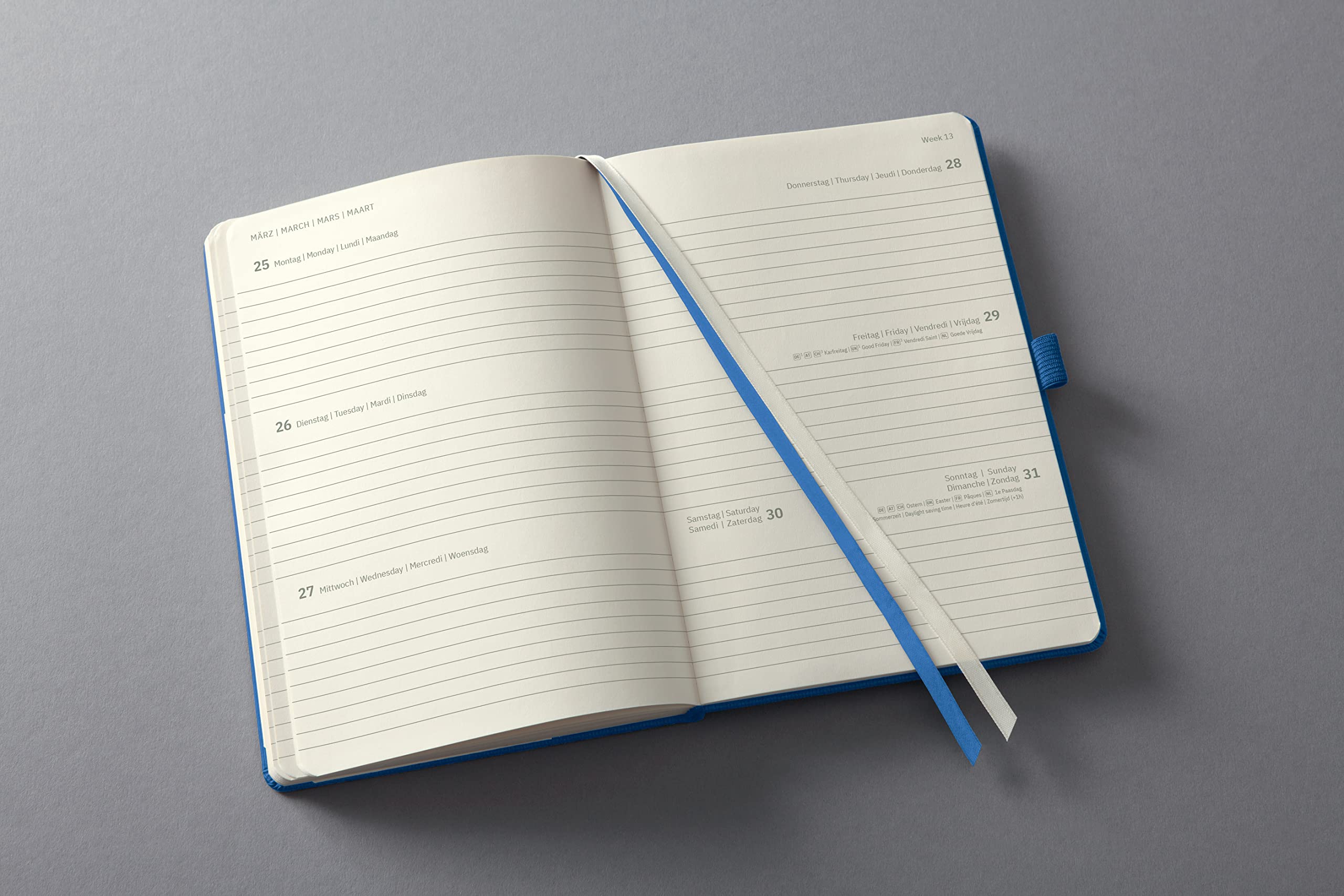 SIGEL C2469 Conceptum Weekly planner 2024, approx. A6, Blue, hardcover, 2 pages equal to 1 week, 176 pages - Image 2