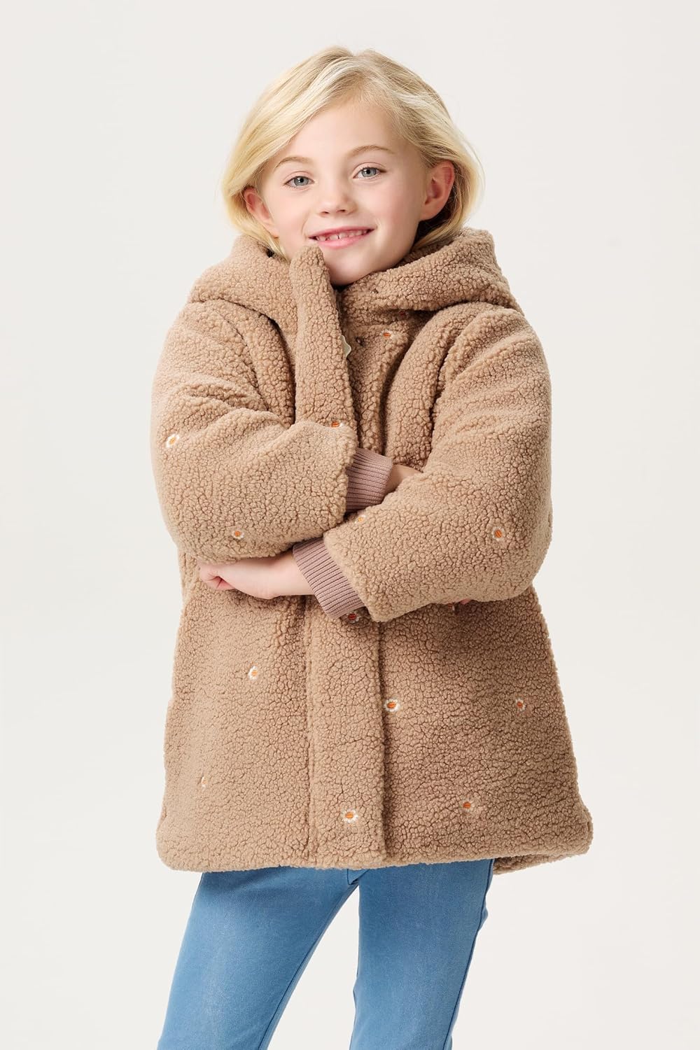 Noppies Kids Girls Jacket Neenha omkeerbaar, Burro - P213, 128 Noppies Kids Girls Jacket Neenha omkeerbaar, Burro - P213, 128