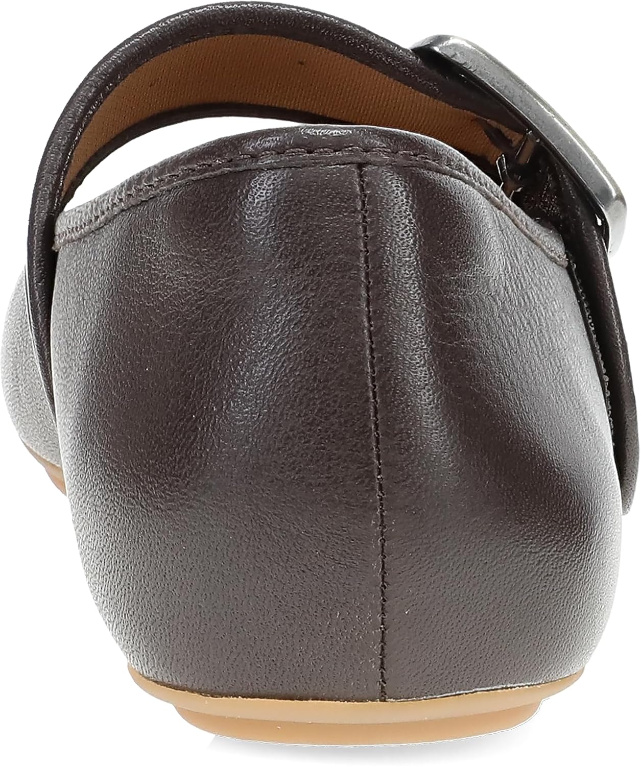 Dansko Matilda Women’s Leather Mary Jane Flat — Adjustable Hook-and-Loop Strap with Bold Buckle, Classic Ballet Silhouette, Comfort Shoe with Arch Support for Work or Casual Wear