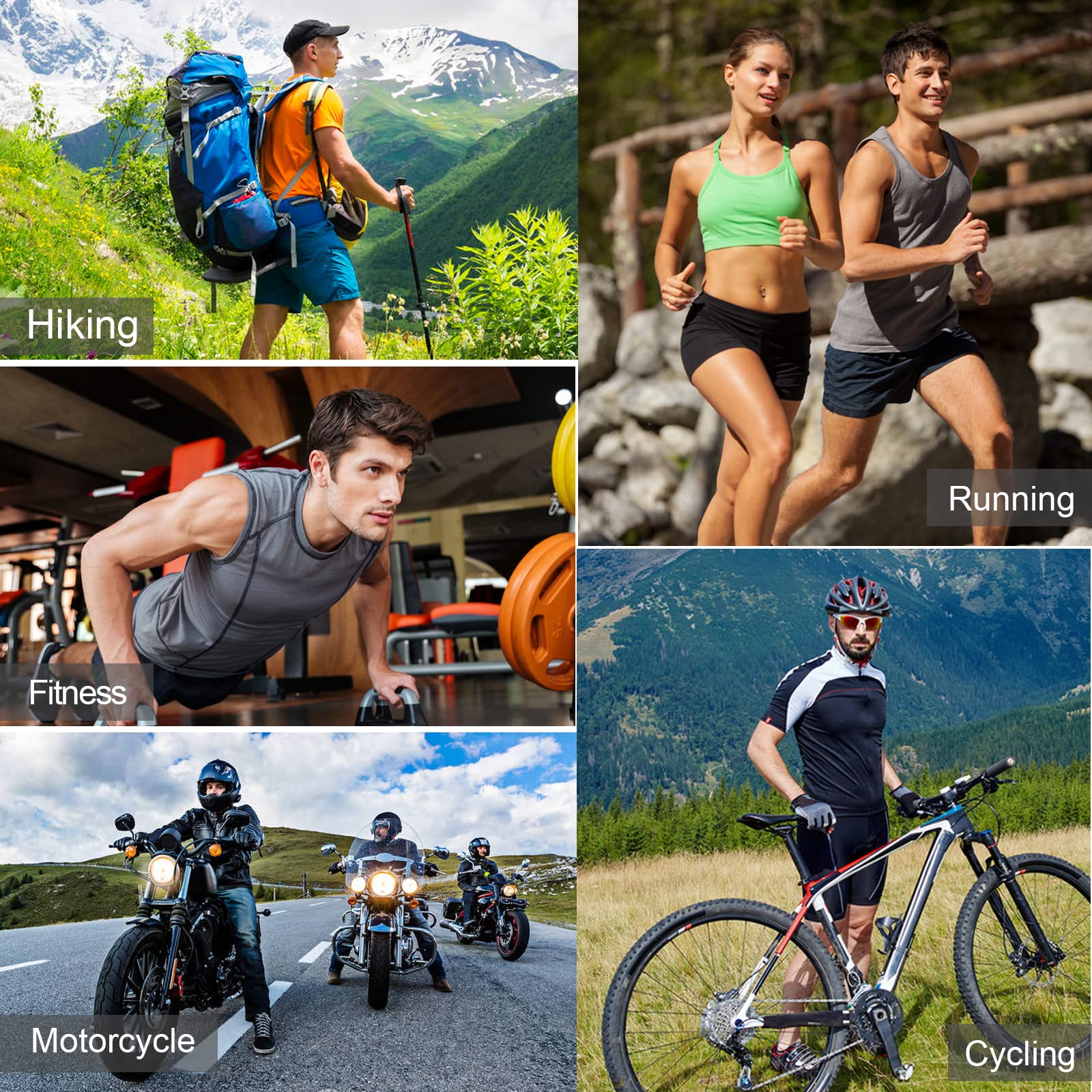 Dew Rag Skull Caps for Men Cycling Sweat Wicking Doo Rags Head Wrap Motorcycle Helmet Liner Bandana Do — view 5