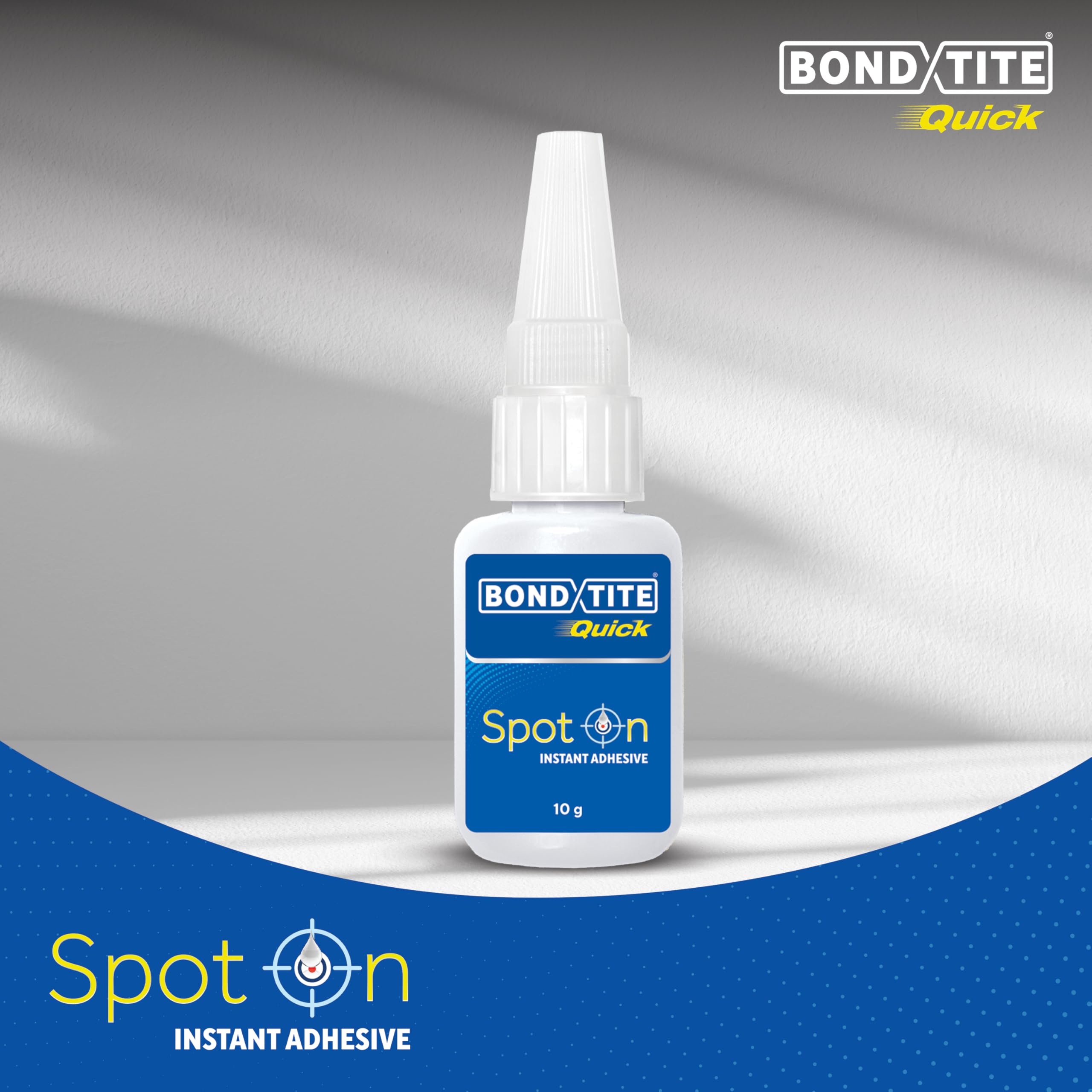Bondtite Quick Spot-On Instant Adhesive| 10g (Pack of 2) | DIY Repairs, Crafts, and Household Fixes, All-Purpose Adhesive with Precision Nozzle & Anti-Clog Cap product image 3