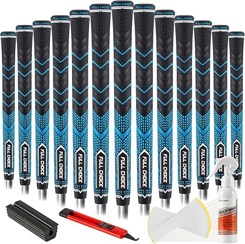 Puños de golf de goma, paquete de 13 unidades, de alta tracción, antideslizantes, textura avanzada, elige entre 13 agarres o 13 agarres con kit de