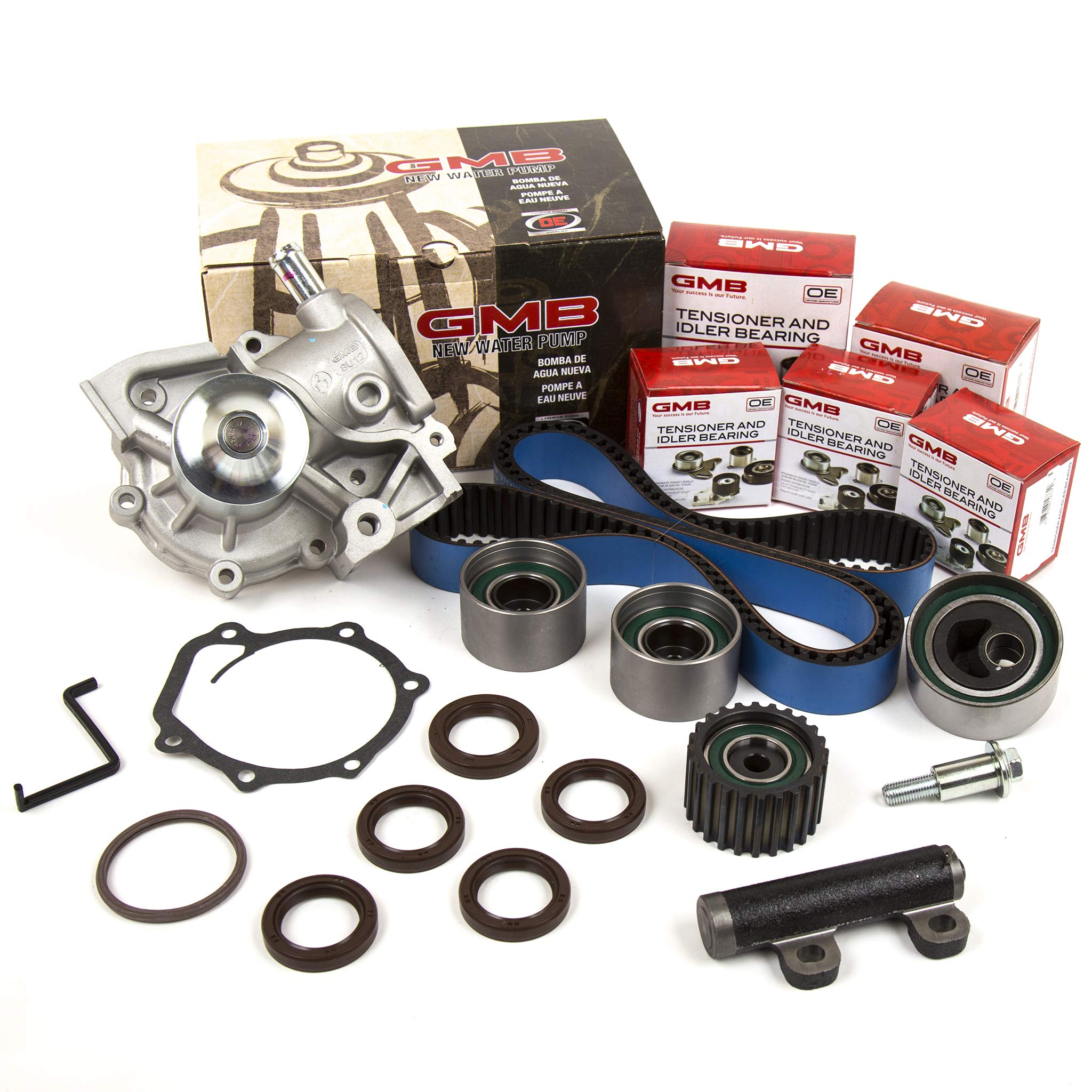 Evergreen TBK172AHPHWP Race Series Timing Belt Kit Tensioner GMB Water Pump Fit 90-97 Subaru EJ18 EJ