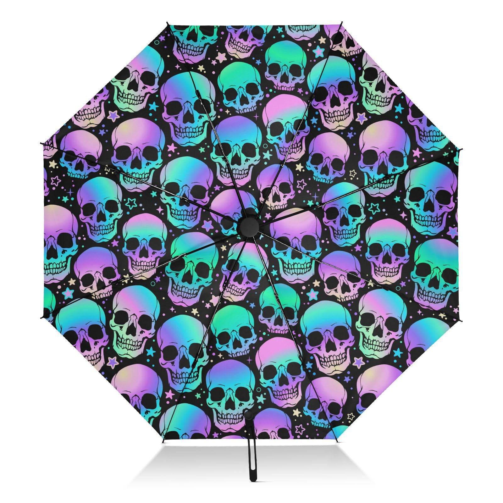 Sletend Inverted Umbrella, Windproof UV Protection Sun RainAutomatic Umbrella Compact Umbrella Reverse Umbrella for Women Men, Travel Folding Umbrella