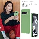 YATWIN Silicone Back Case for Google Pixel 8 Pro, Soft-Touch Phone Back Cover for Google Pixel 8 Pro - Mint Green gallery image