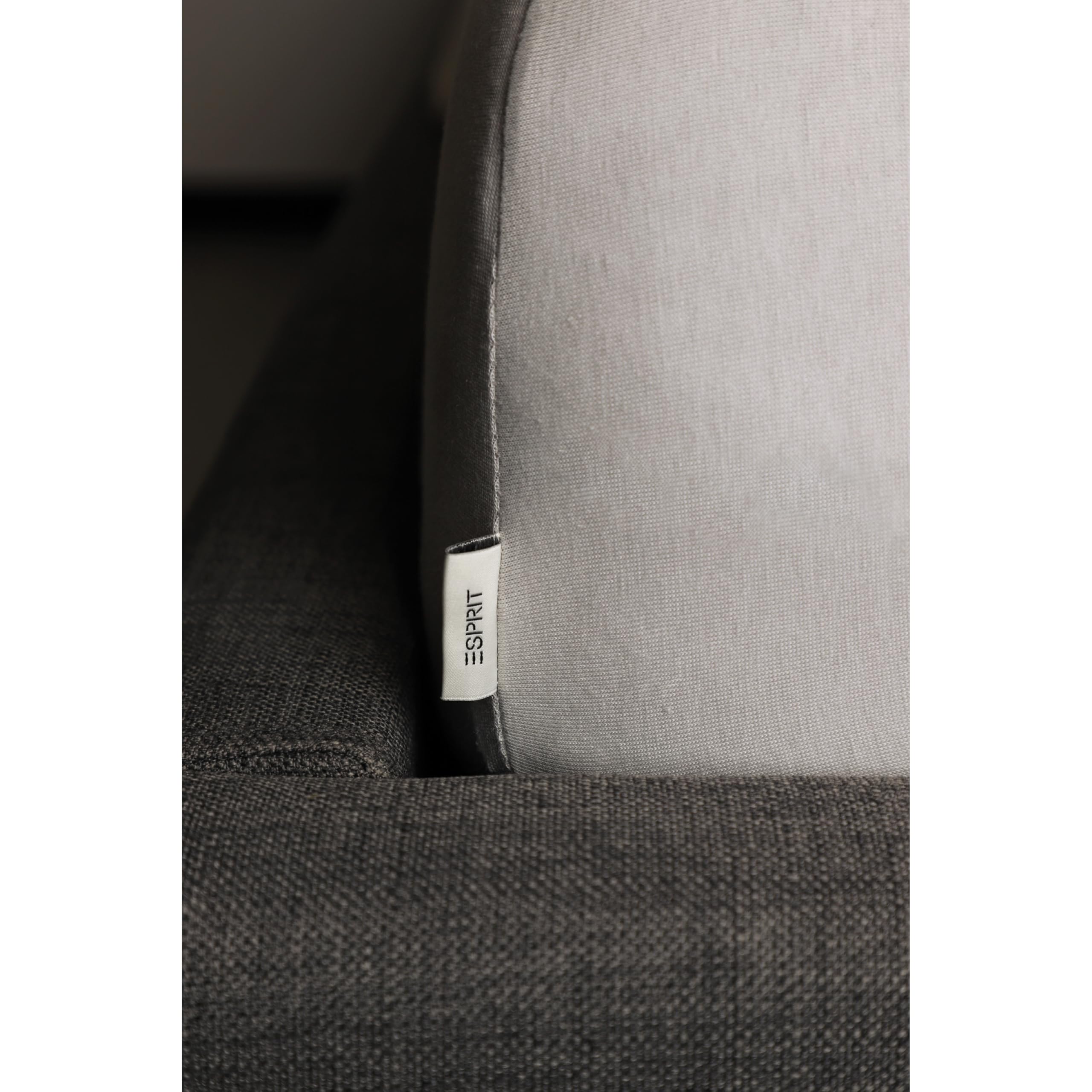 Esprit prześcieradło z gumką 90x200 cm, bawełniane jersey, do prześcieradeł 120x200 cm, szare - prześcieradło 100x200 na łóżko kontynentalne i dla dzieci w jakości hotelowej, na materac o wysokości do