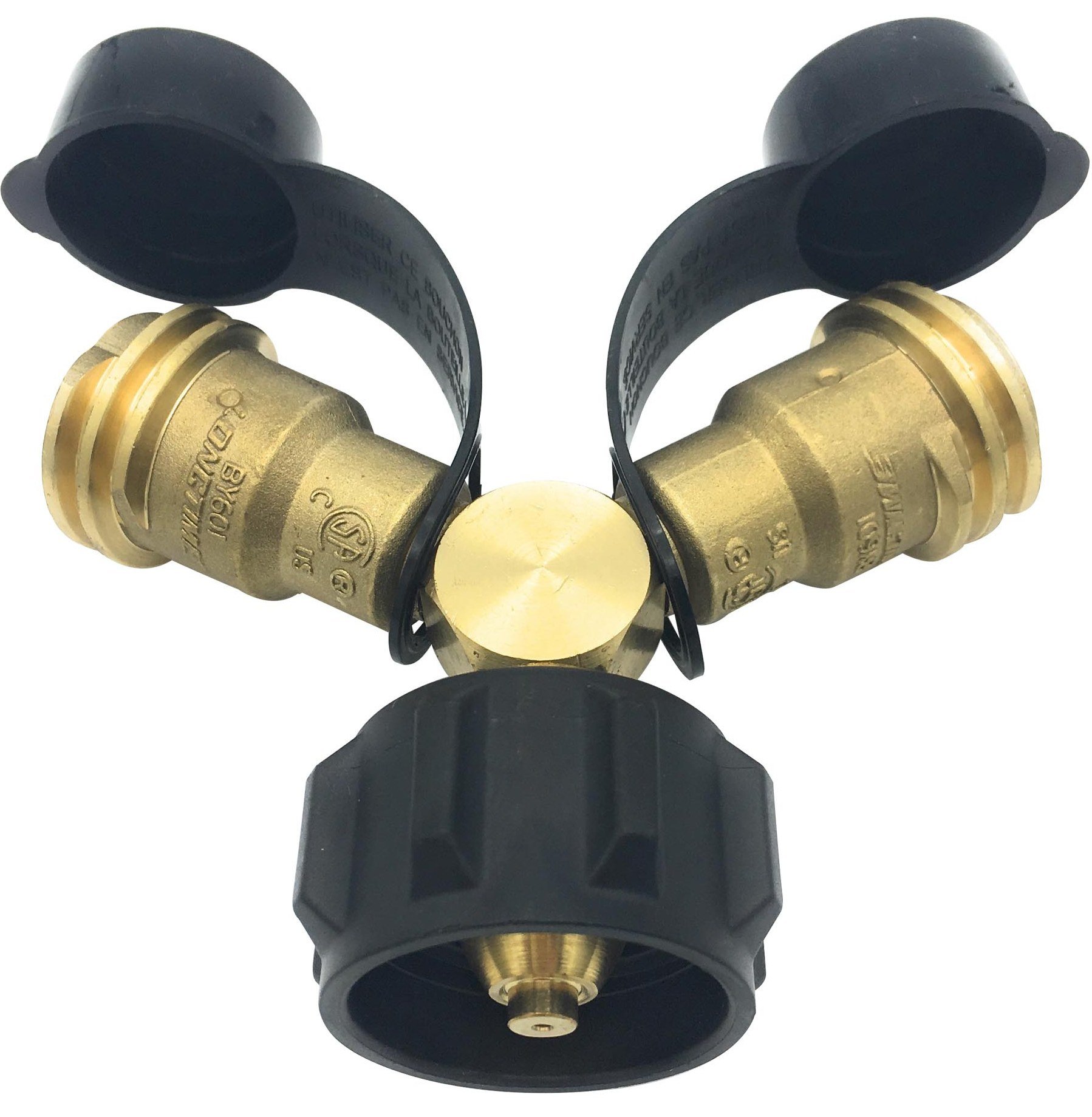 Kohree Propane Splitter, 2 Way Propane Tank Y Splitter Adapter with