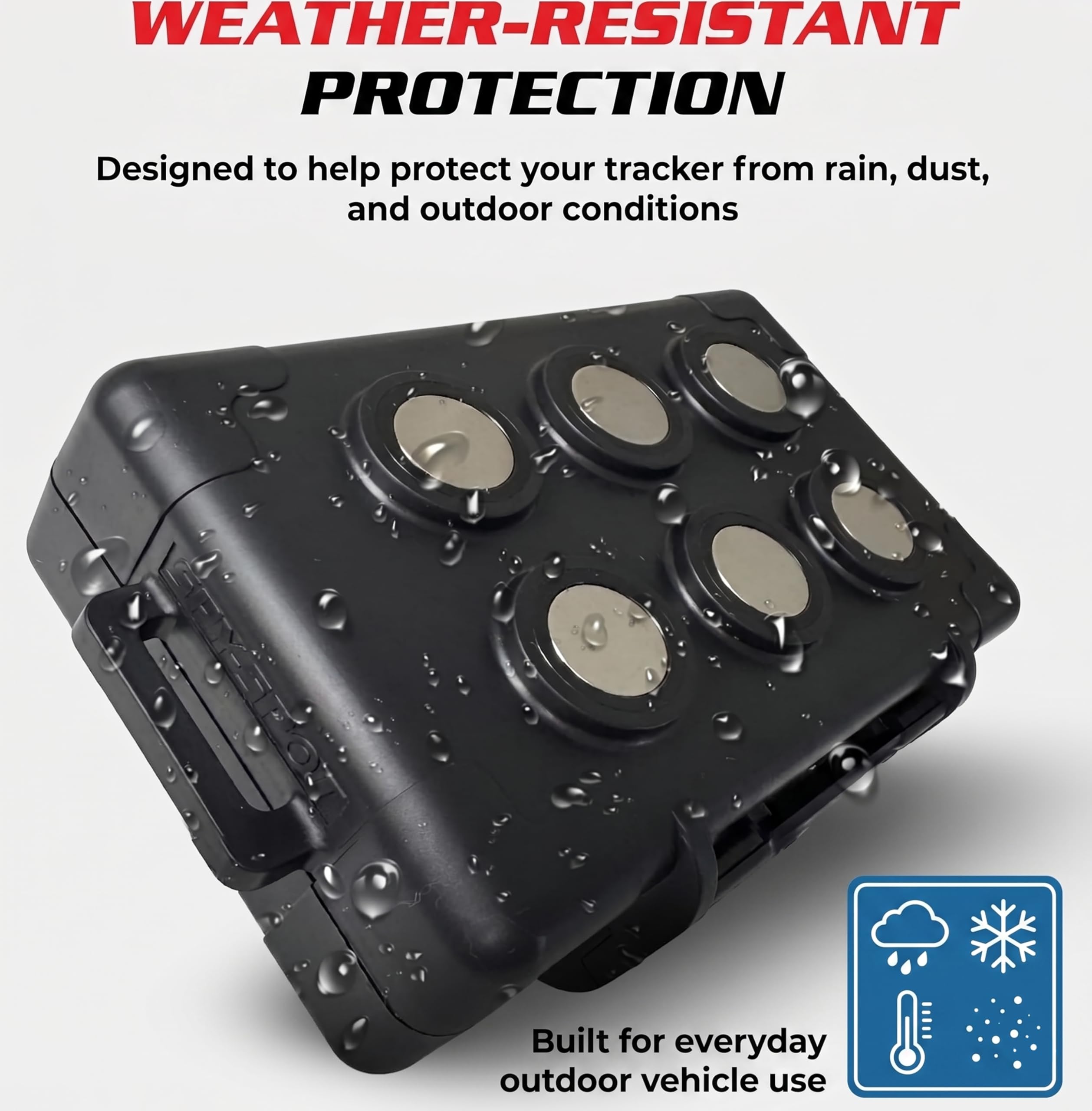 SpySpot GL320MG - Localizzatore GPS 4G LTE con custodia magnetica resistente alle intemperie e batteria estesa, dispositivo di monitoraggio in tempo reale di veicoli e risorse, app di monitoraggio