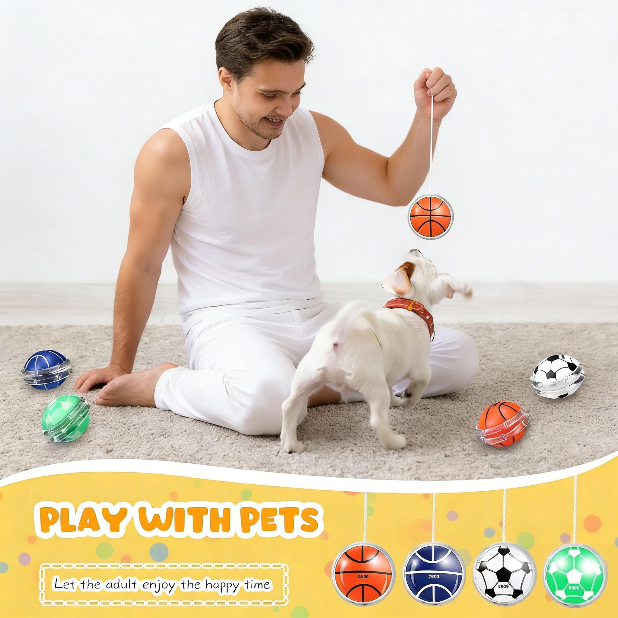 23 Pezzi Yo-Yo Set per Adulti, Classico Giocattolo Yo-Yo, Giocattolo Antistress per Adulti, Ideale per Bomboniere, Eventi, Team Building e Decorazioni