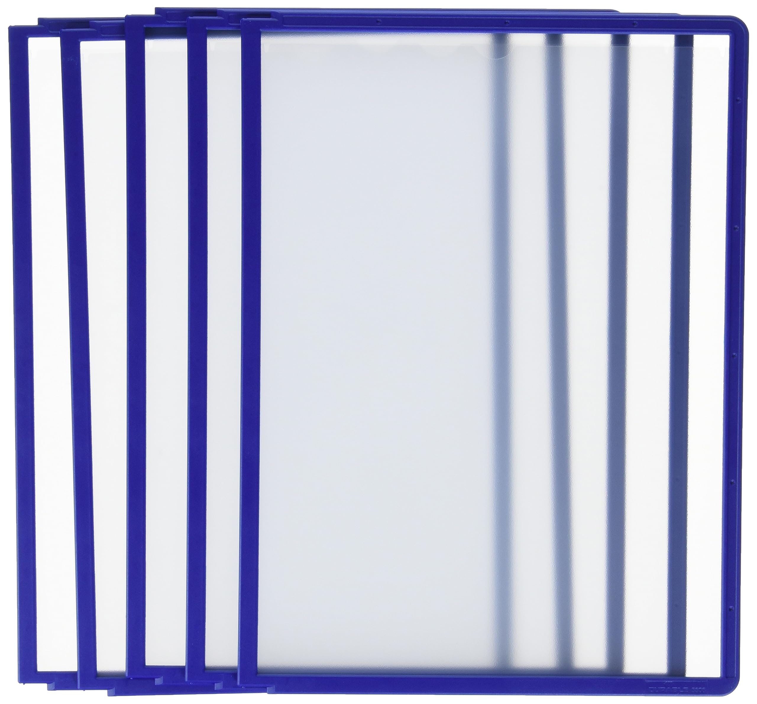 Durable Sichttafel Sherpa Panel A4, PP, für Sichttafelsysteme, dunkelblau, 5er Packung, 560607