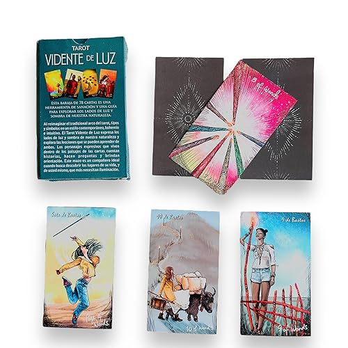 Miniatura 4 de Tarot Vidente de Luz en Español - Light Seer's Tarot only in Spanish 78 Cards with guide - baraja de tarot para principiantes, expertos
