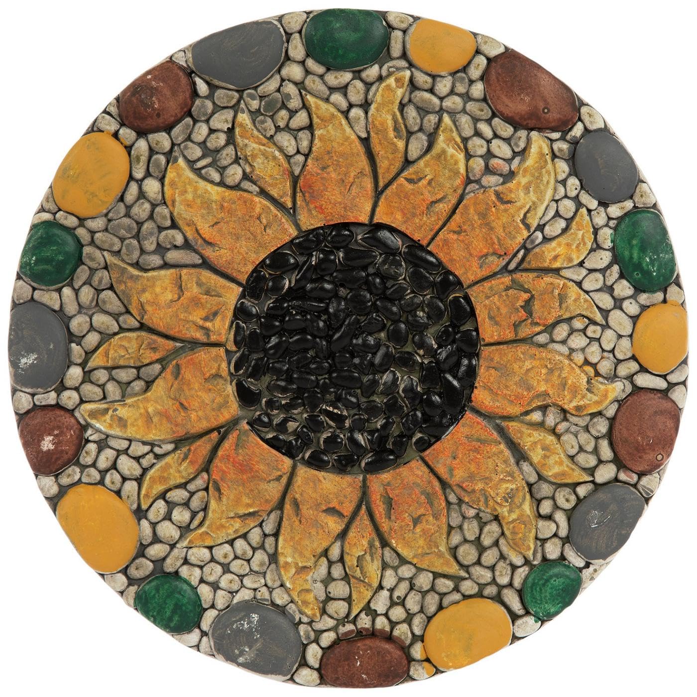 Hobby Lobby Spring Sunflower Garden Stepping Stone, Sunflower Mosaic Design, Round 10 inch, Indoor/Outdoor