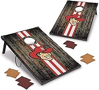 Vista 57 de Wild Sports NCAA 2' x 3' MDF Deluxe Cornhole Set - with Corners and Aprons