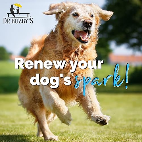 Miniatura 9 de Dr. Buzby's Encore Mobility - Suplemento de cadera y articulaciones para perros mayores, 90 tabletas masticables, terciopelo natural de ciervo de