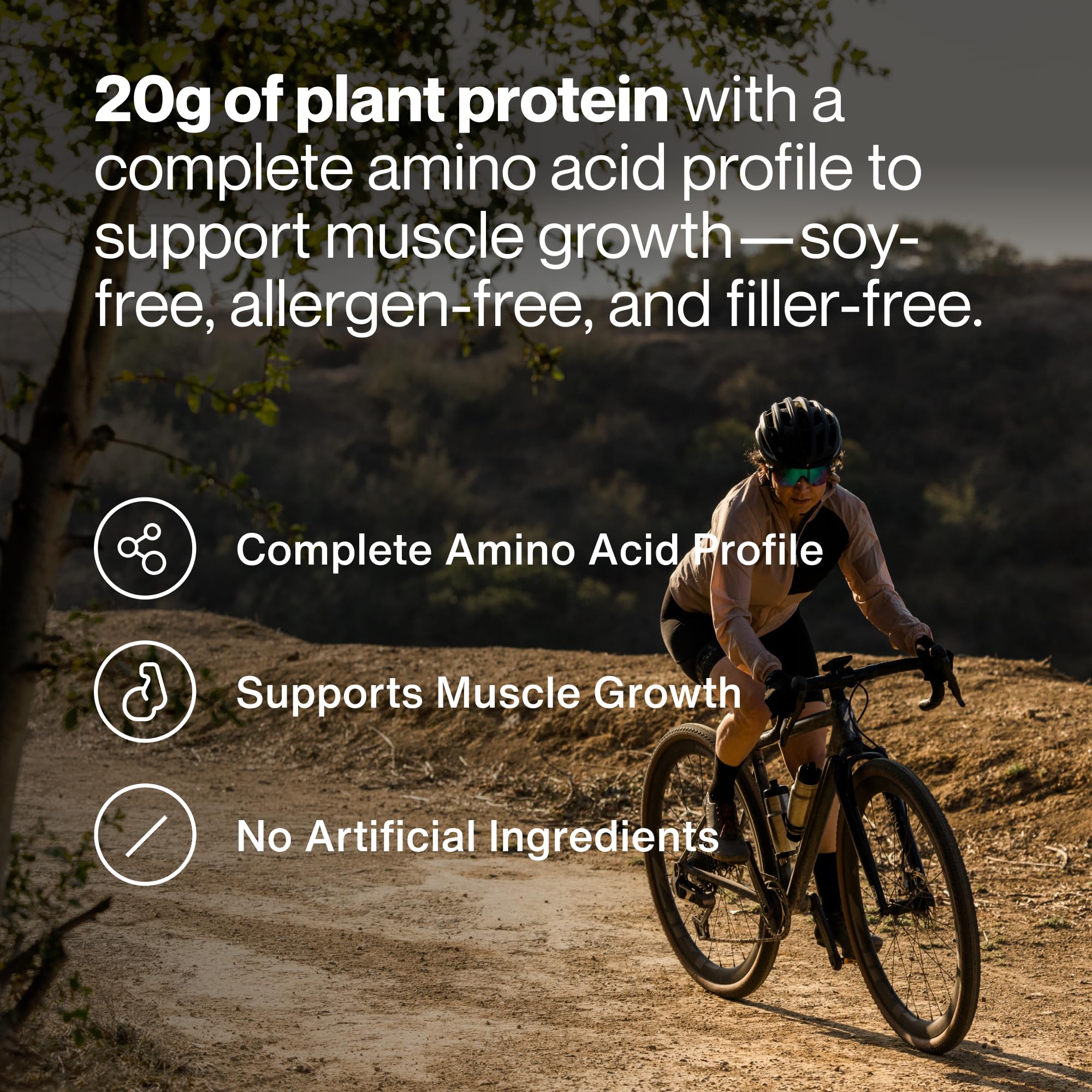 Momentous Vegan Protein Powder, 20g Pea & Rice Blend Protein, Vanilla Spice — Amazon image 3