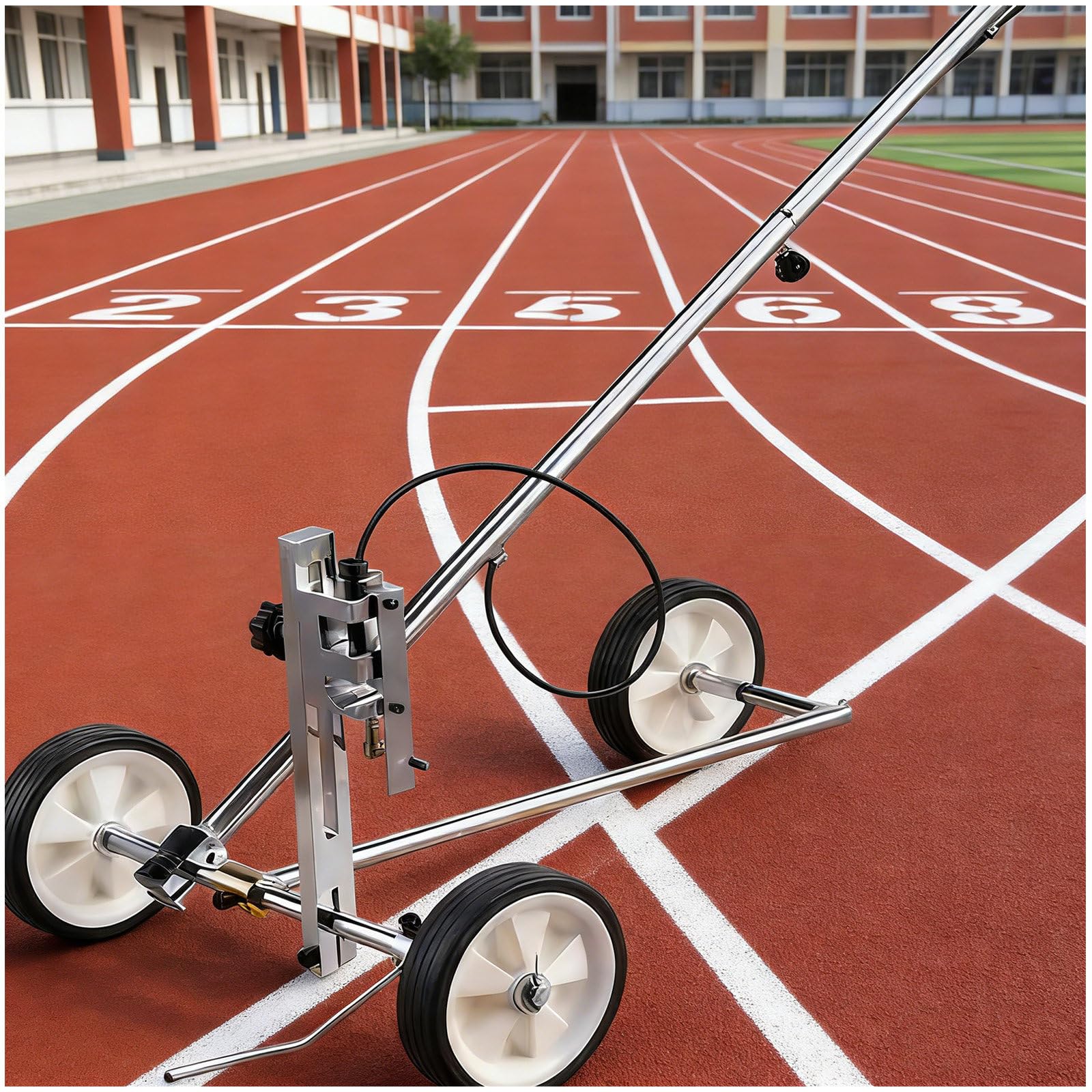 GLETSF Line Marking Machine, Wheel Transfer Applicator for Roads, Parking Lots, Schools, Factory, Communities,