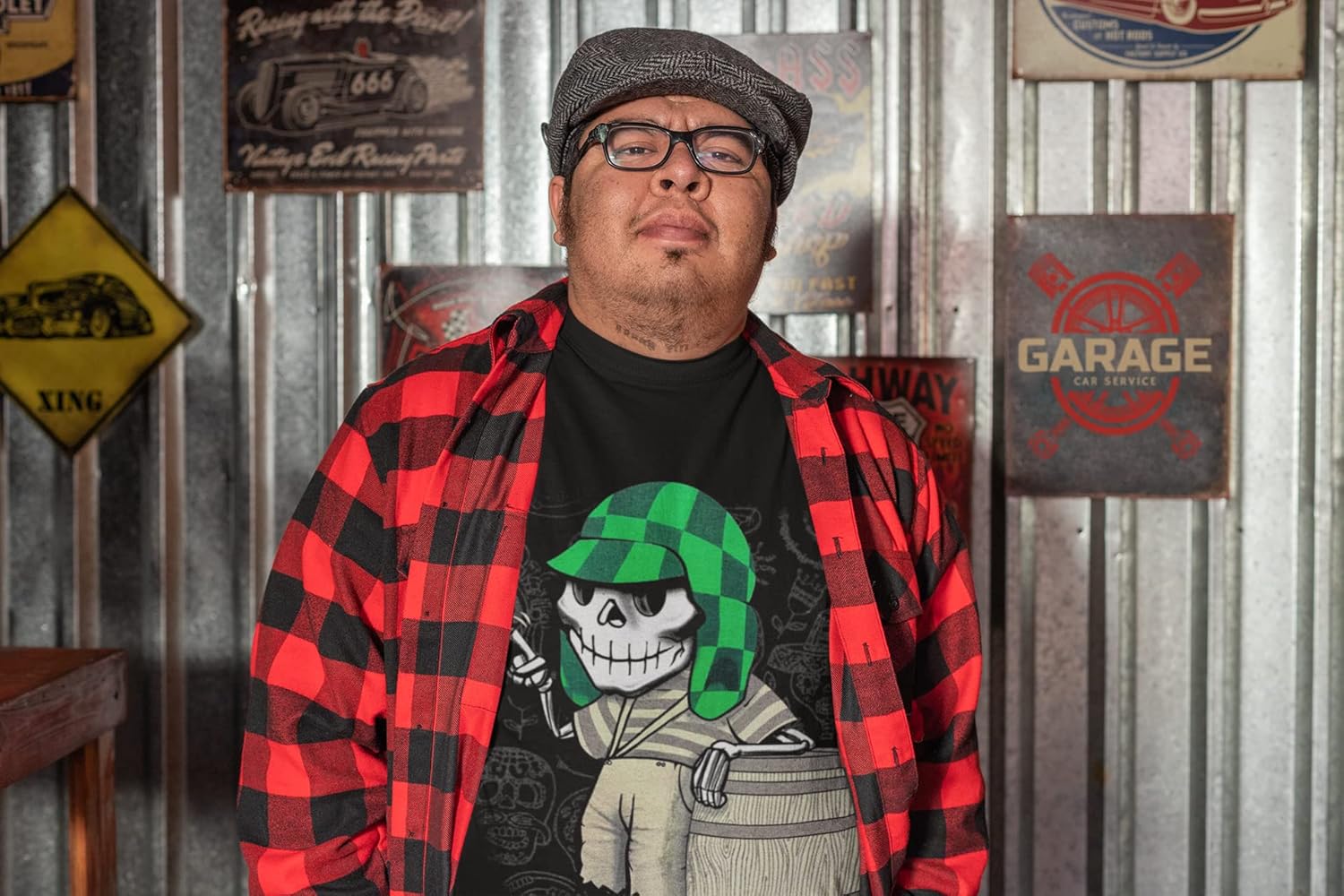 Miniatura 5 de El Chavo del Ocho Dia de Los Muertos Camisa Calavera Azúcar Chespirito