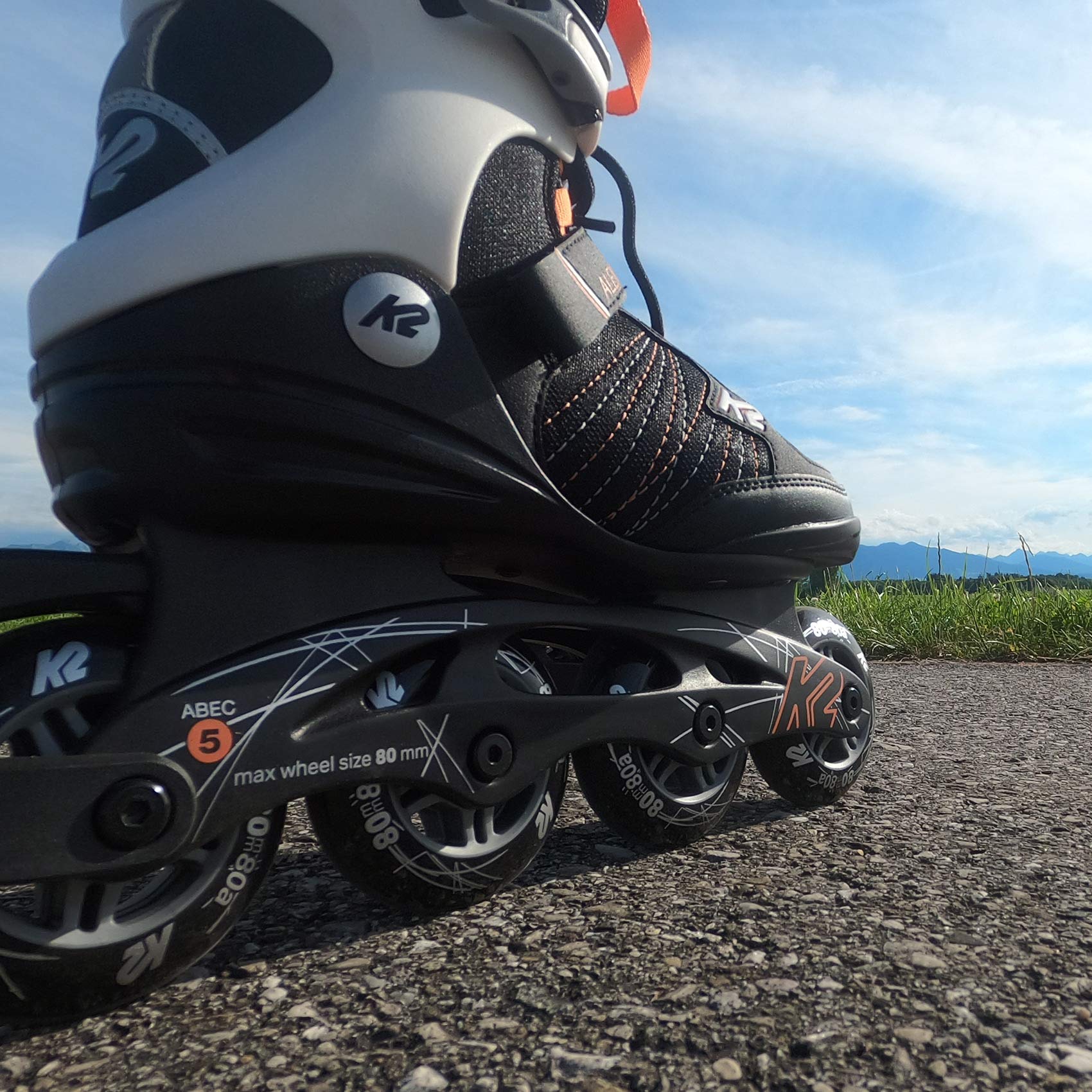 K2 Alexis 80 Inline Skate Black/Coral