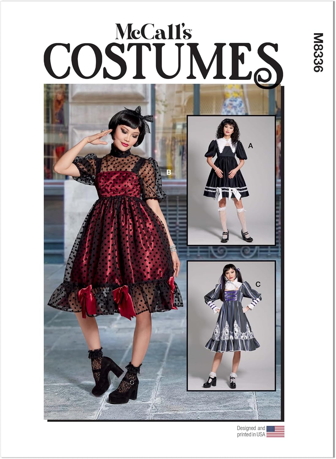 McCall's Misses' Costumes Sewing Pattern Kit, Design Code M8336, Sizes 6-8-10-12-14