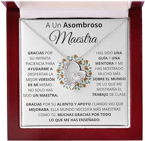 Regalo Para Maestra - Regalos Para Maestras Personalizados, Accesorios Para Mujer Joyeria, Joyeria De Oro 14k Para Mujer En Oferta, Juego De