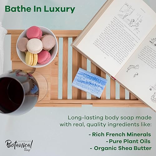 Miniatura 17 de Jabón de leche de cabra botánica australiana y miel de manuka, 6.6 onzas, barras de triple molido, hechas con una base de jabón natural