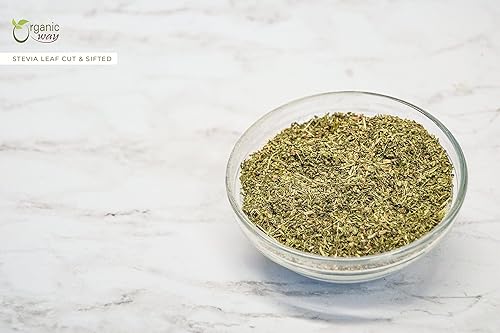 Miniatura 5 de Organic Way Stevia Hoja cortada y tamizada (Stevia Rebaudiana)  Orgánica y Kosher certificado  Crudo, vegano, sin OMG y sin gluten  Certificado USDA