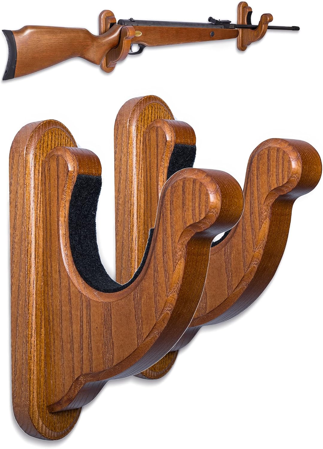 Buy TESLYAR Gun Rack Wall Mount Hold Up Displays Horizontal Gun Rack