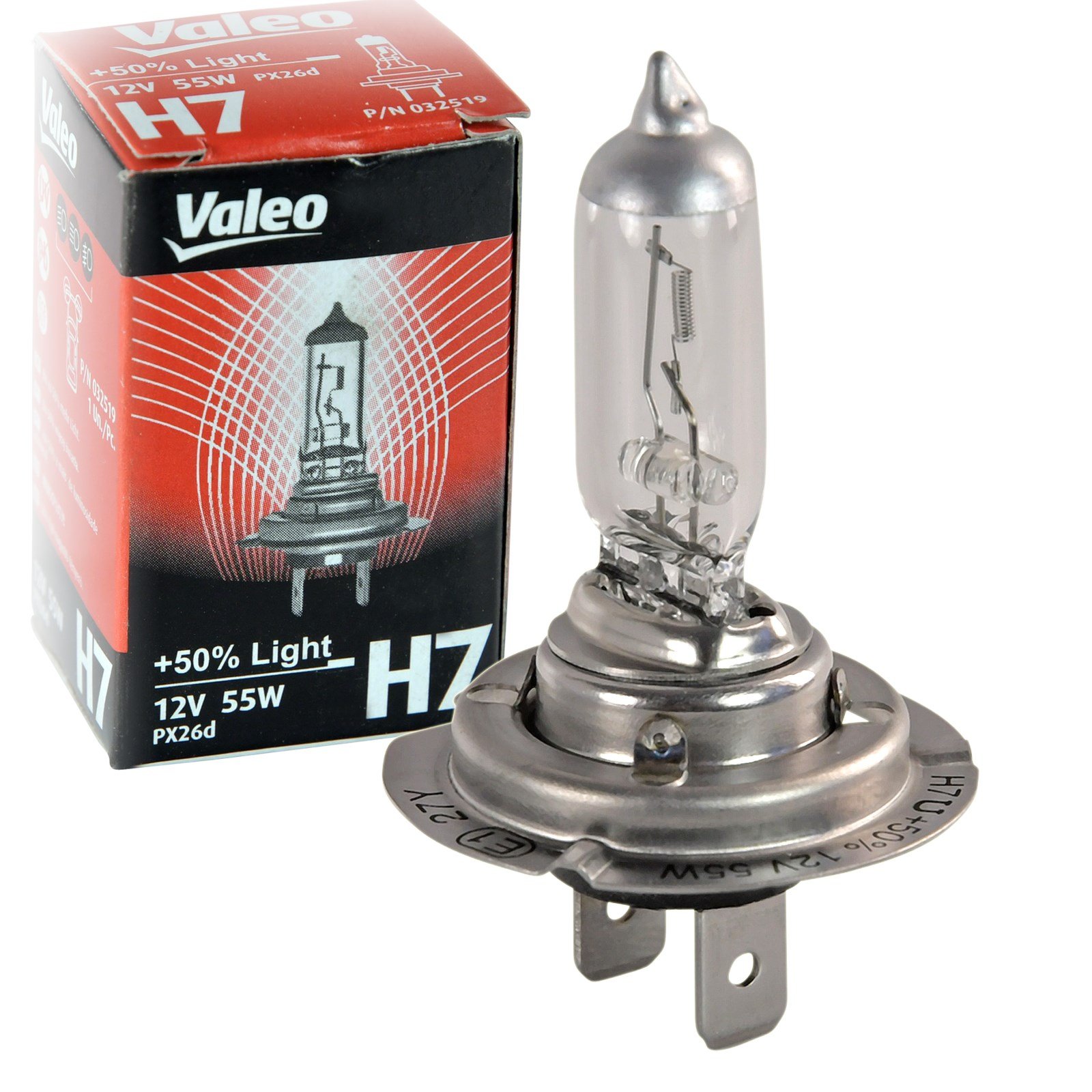 VALEO 032519 H7 Bulb cornering light +50% LIGHT