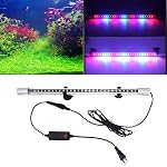 VAYINATO Aquarium Fish Tank Led Light Waterproof, Upto 3ft – Full Spectrum Submersible Aquarium Decorative Item – 6w WRGB Light Multi Colour Mode (57cm)