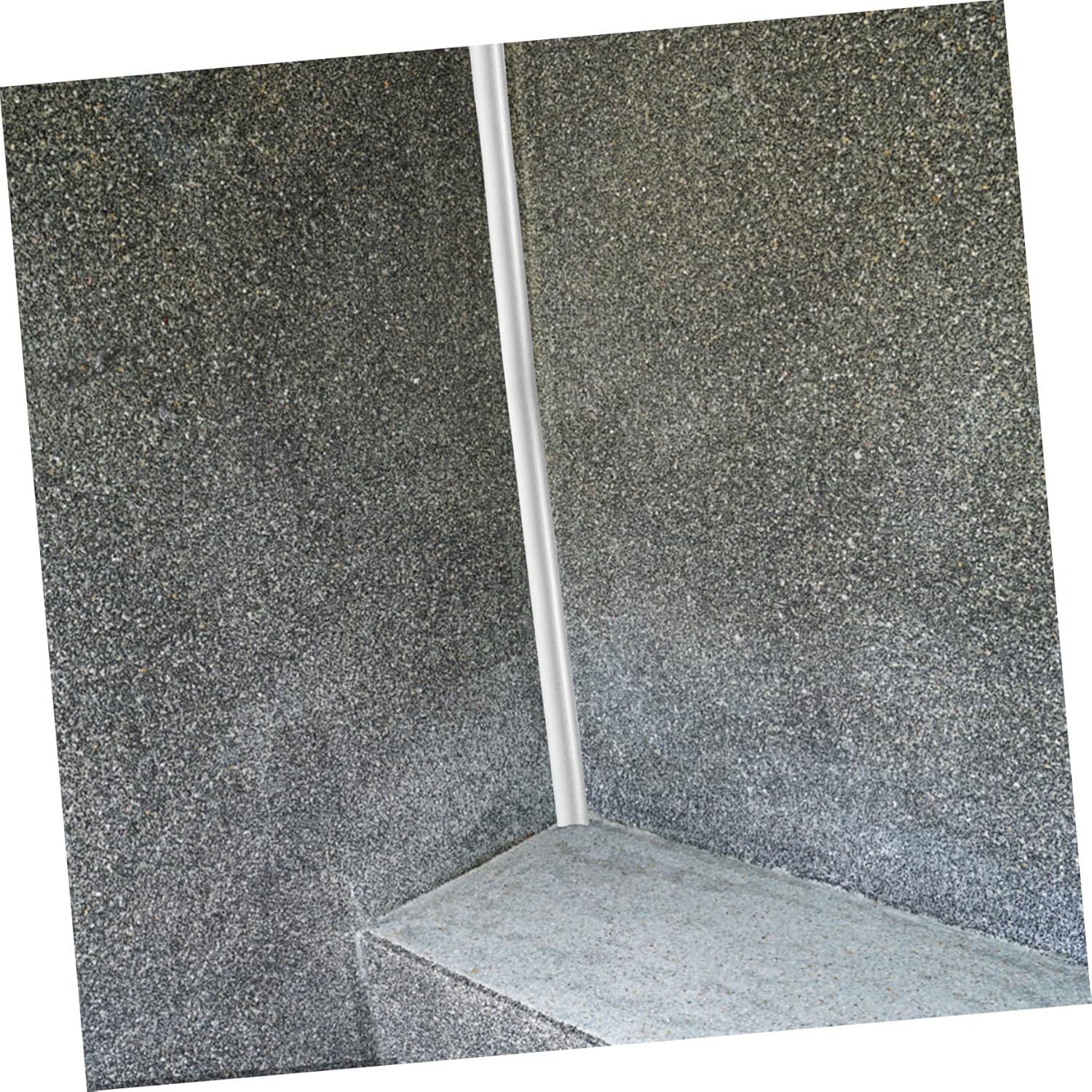 DOITOOL Self-Adhesive Peel and Stick Corner Trim Flexible Molding Strip for Wall Edges Durable and Easy to Cut for Home Decor Silver