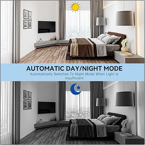 Miniatura 2 de Mini cámara oculta WiFi 4K, alimentación de video en vivo, batería de 1000 mAh, cámara de seguridad cubierta para interiores, para el hogar, monitor