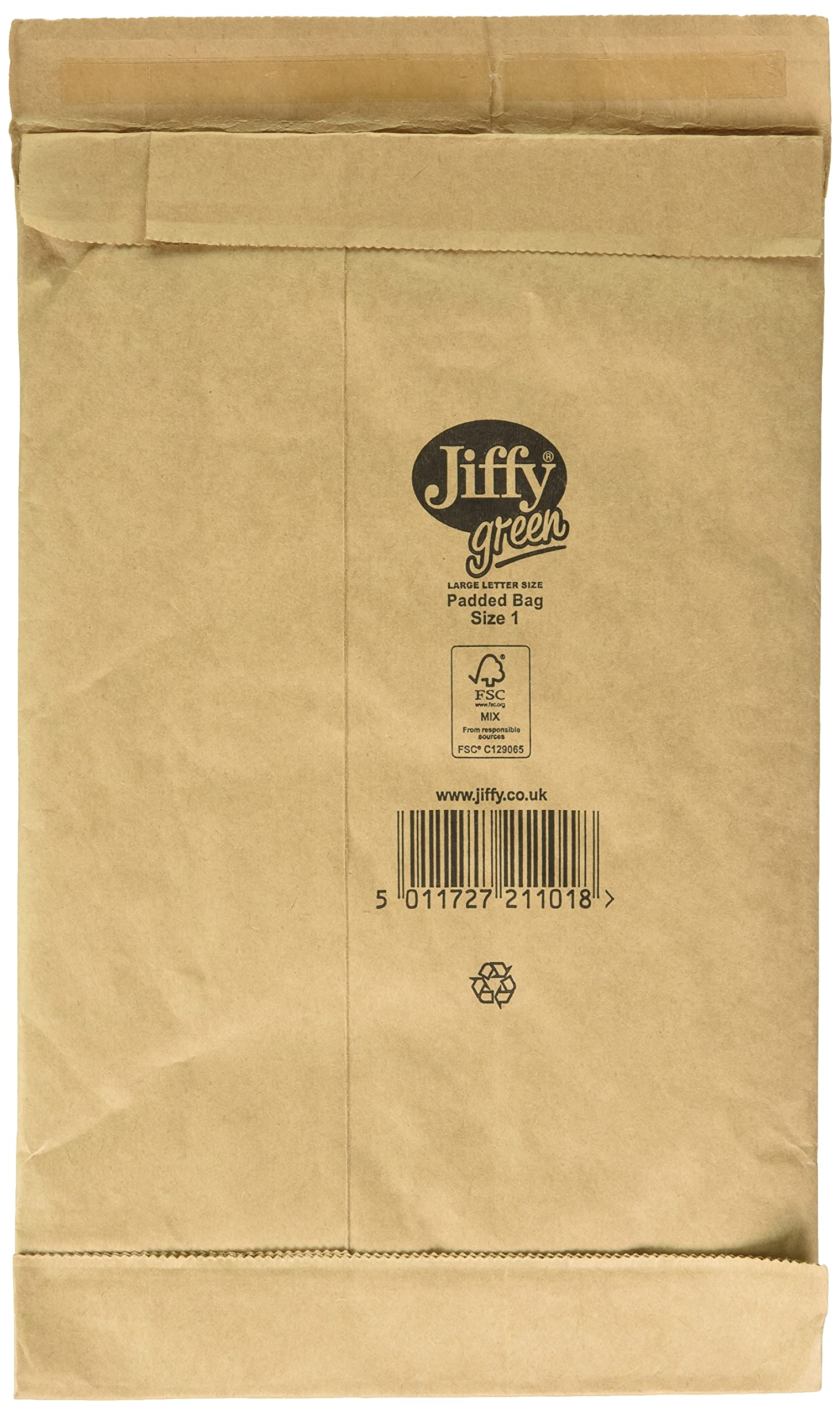 Jiffy Wyściełane torby, rozmiar 1 (164 x 285 mm)