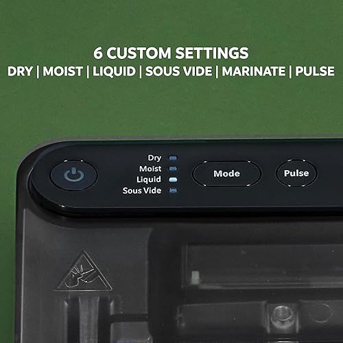 Miniatura 4 de FoodSaver Selladora al vacío Elite All-in-One Liquid+ con bolsas, rollos y accesorios, acero inoxidable oscuro