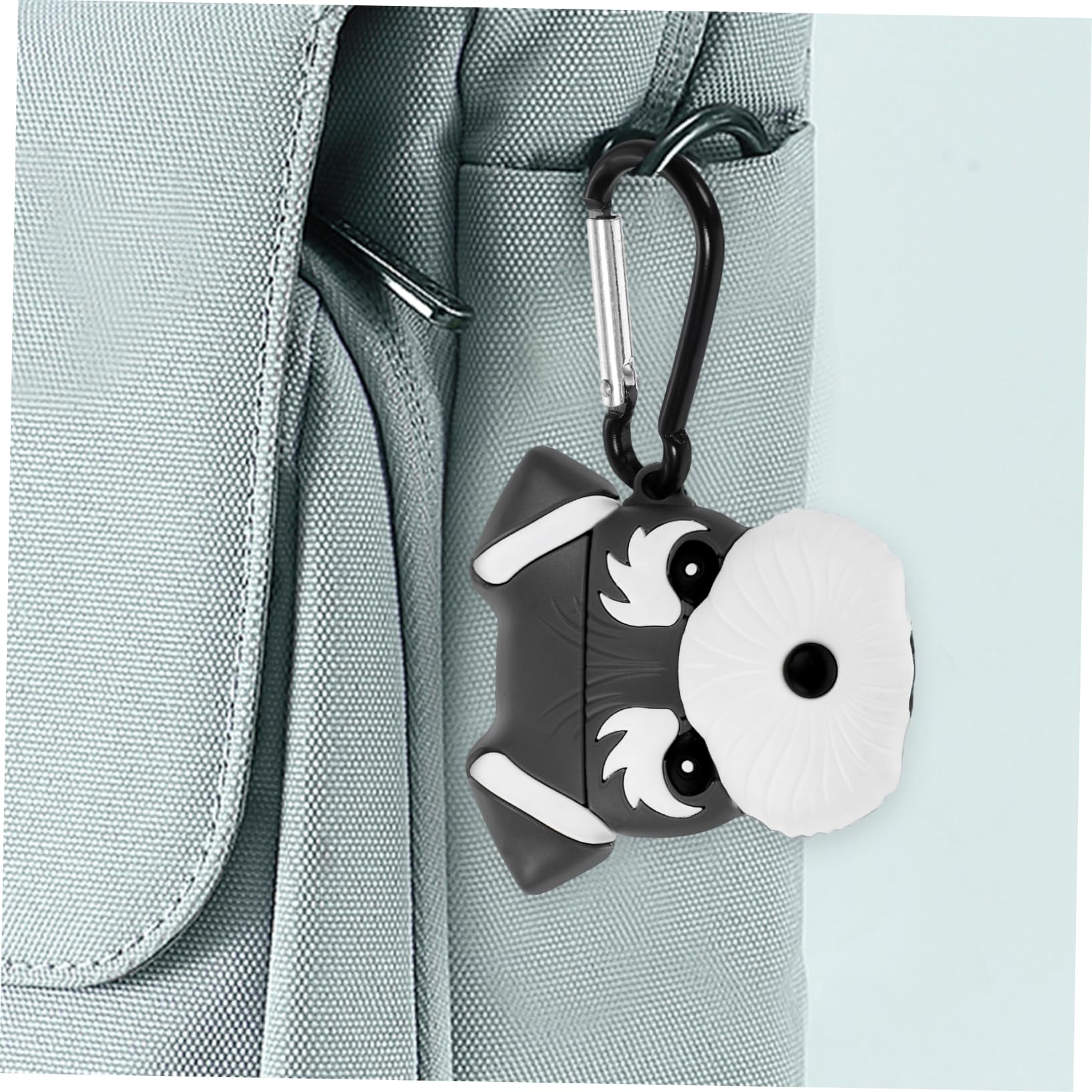 DOITOOL 3piezas Funda De Silicona para Auriculares Inalámbricos Sherry-Dog Protector De Caídas y Golpes Compatible Diseño De Cartoon Incluye Gancho