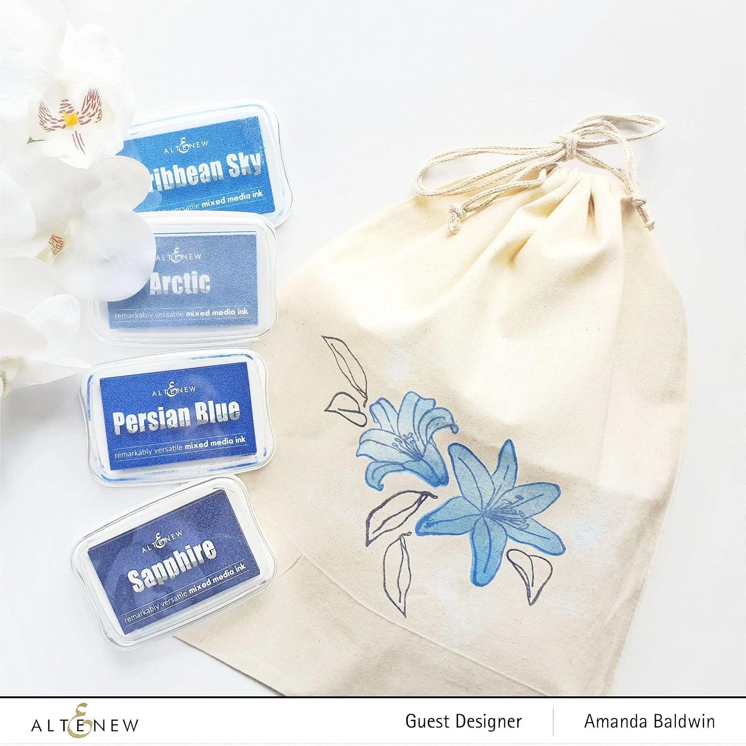 Altenew from Summer to Winter Pigment Ink Bundle, 8-Piece Set, Pigment Inks for Crafting, Inks for Stamping, Inks for Stencils