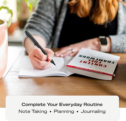 Miniatura 5 de Uniball Roller Grip - Paquete de 12 bolígrafos de punta redonda mediana de 0.020 in, bolígrafos de gel, bolígrafos de colores, suministros de