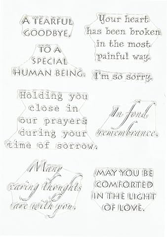 Stampers Anonymous Damga Kauçuk Words to the Rescue CLEAR STAMP SET-x 11,4, Merhaba
