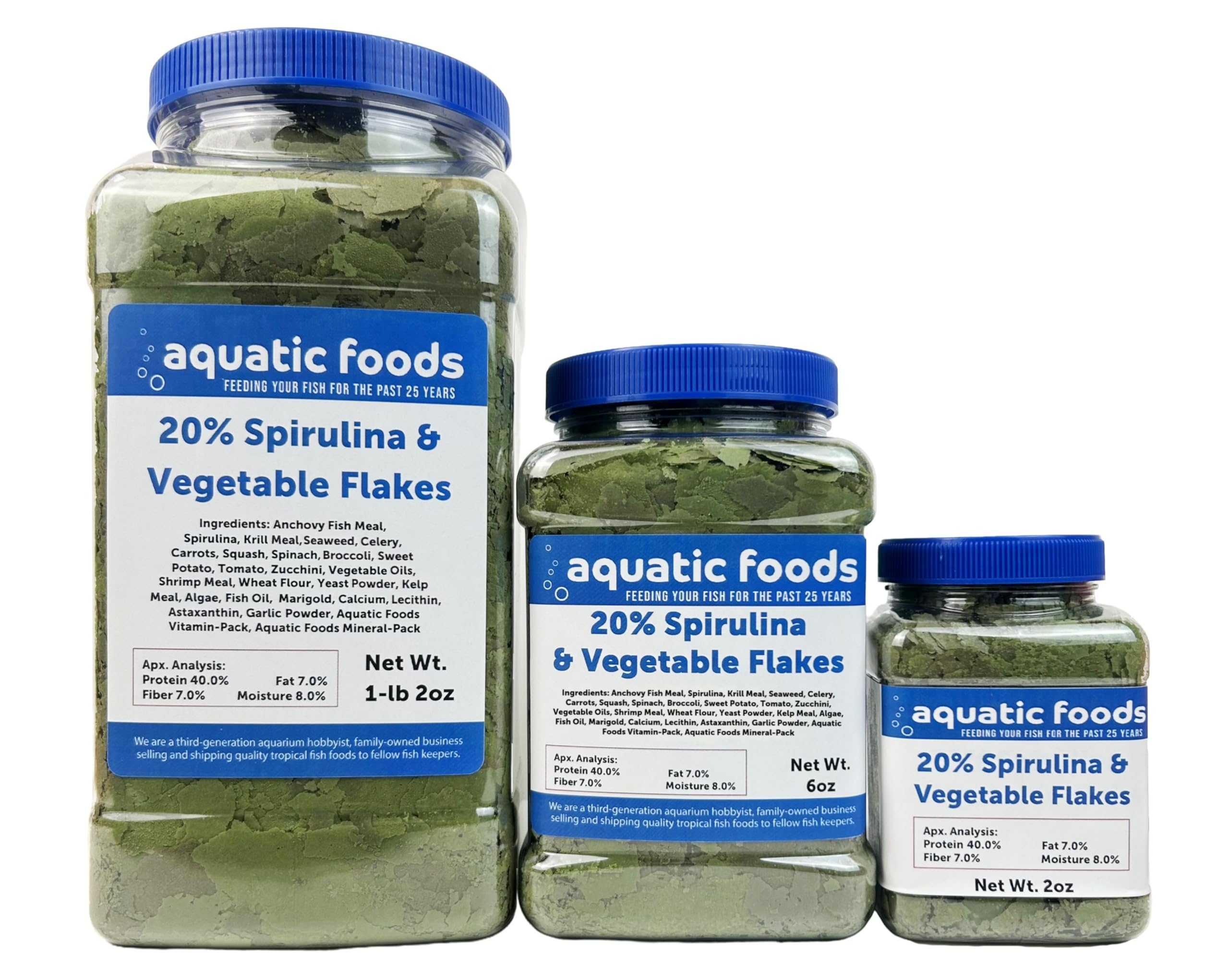 Premium Spirulina & Vegetable Flakes