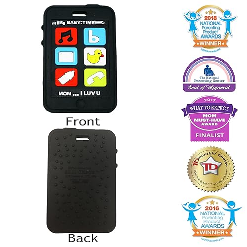 Miniatura 2 de Silli Chews Mordedor de muñeca de silicona para bebé para alivio de la dentición  Mordedores de mano para bebés y niños pequeños  Anillo de