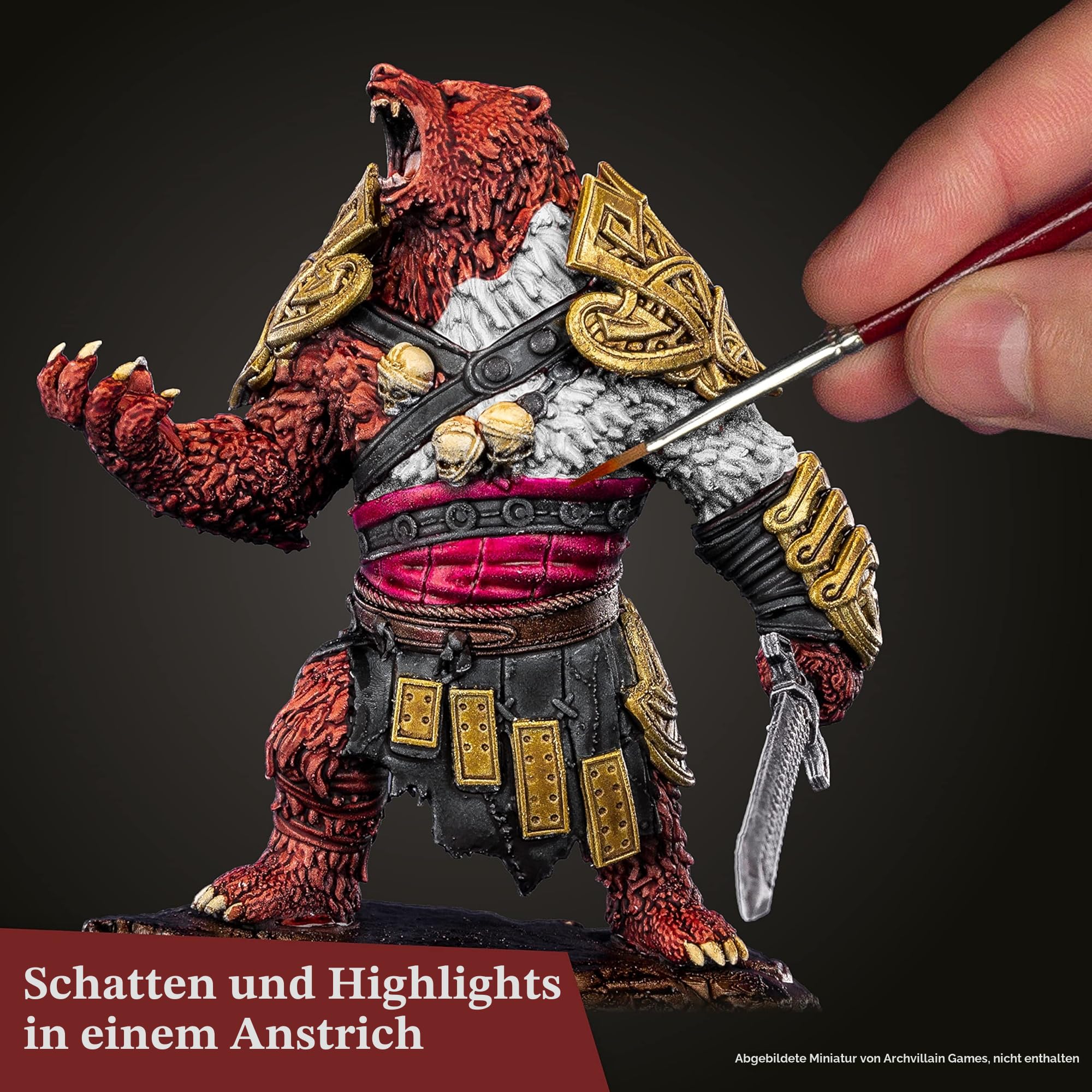 The Army Painter, Speedpaint Most Wanted Paint Set 2.0 Combo, 24x18ml Farbe | 24x18ml Acryl Contrast Modellbau Farben inkl. 2 Metallics,1 Medium & 2 Pinsel - Wargames Tabletop Figuren & Miniaturen