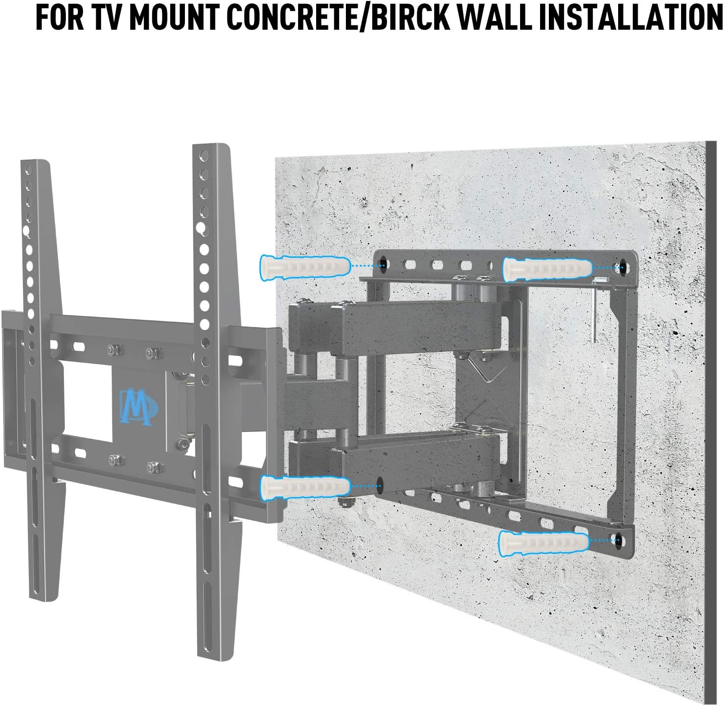 Buy Concrete Wall Anchors for TV Wall Mount Installation Suitable for