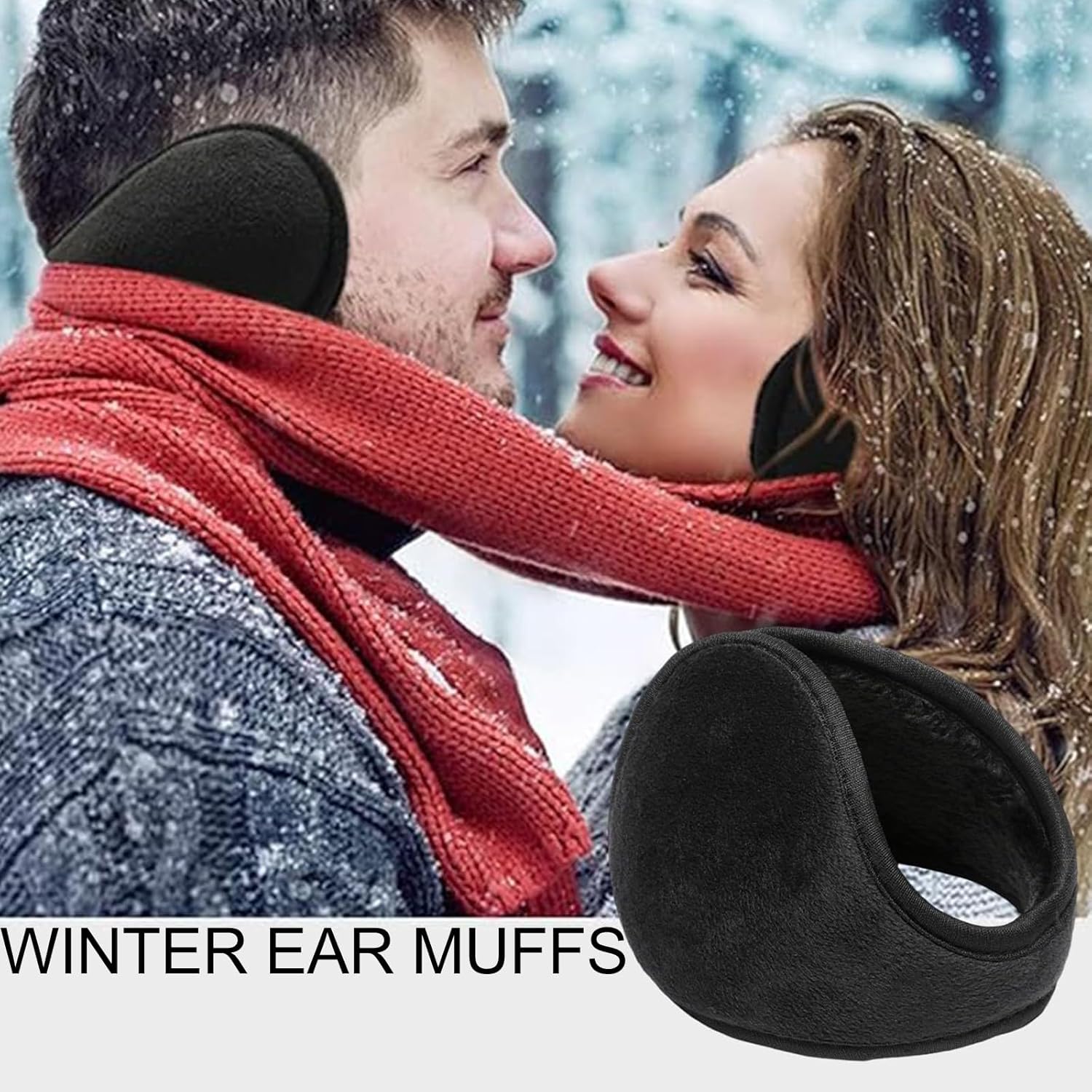 4PCS Ear Muffs for Winter Women Men Fleece Earmuffs for Running Cycling Walking Outdoor Not easy to slip off - Image 5