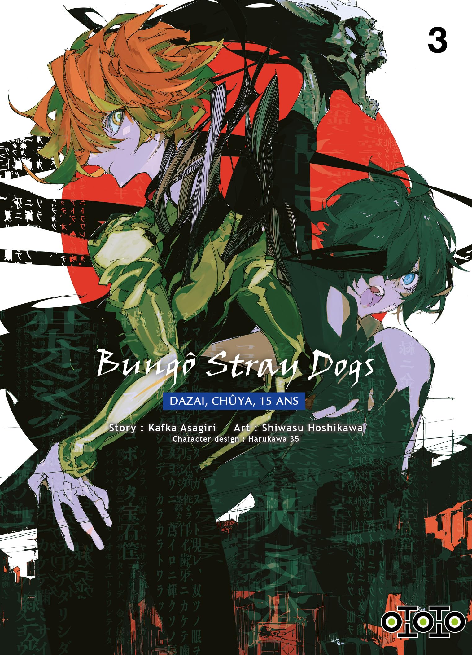 Bungo Stray Dogs Dazai et Chuuya - Tome 03 - Kafka Asagiri - Ototo - broché - Manga