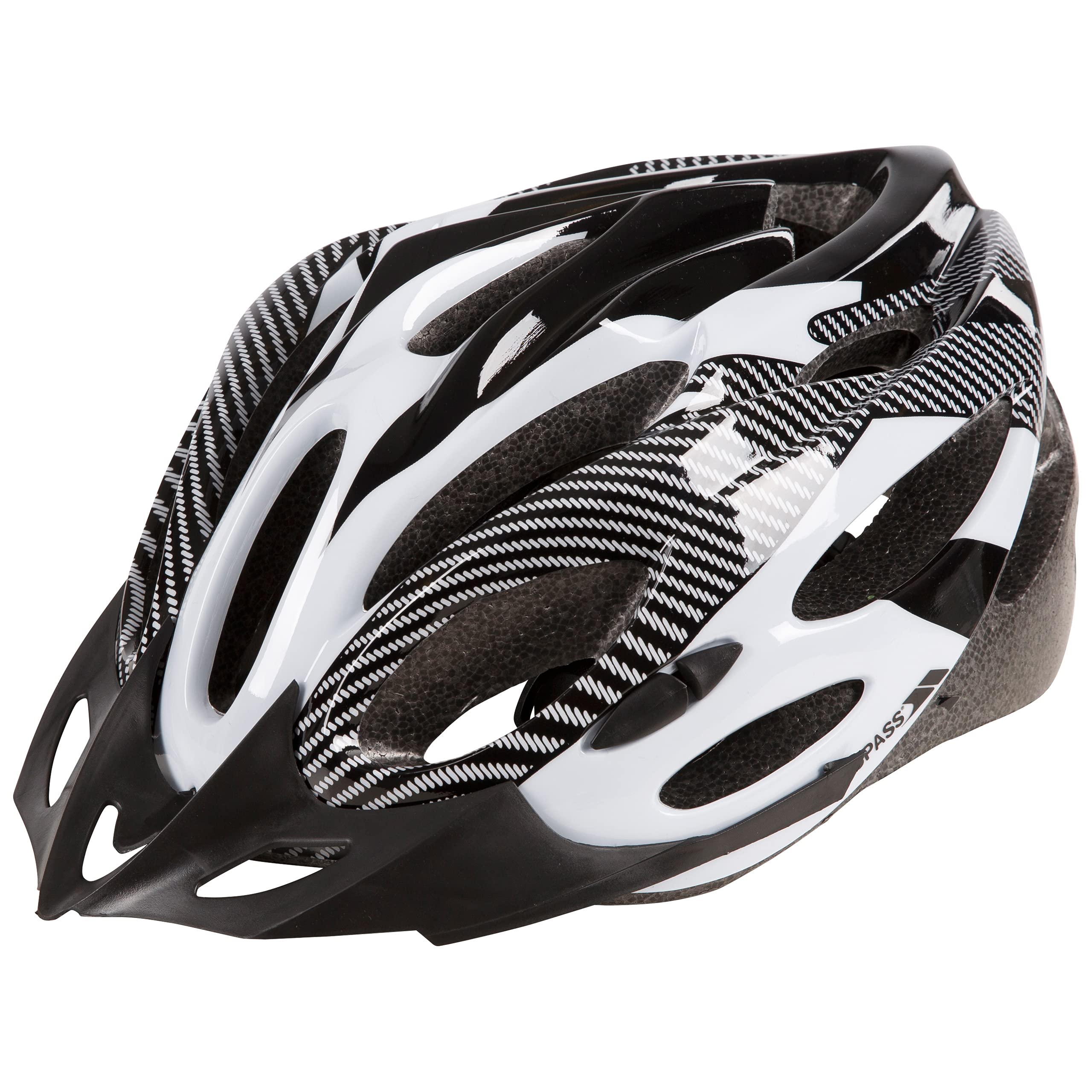 Trespass Crankster Adult Bike Helmet White X L/XL