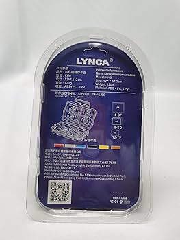 LYNCA Memory Card Case Holder, Memory Card Hard Protector Case