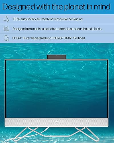 Miniatura 6 de HP PC todo en uno, pantalla táctil FHD de 23.8 pulgadas, procesador AMD Ryzen 5, gráficos AMD Radeon, 12 GB de RAM, SSD de 512 GB, Windows 11 Home
