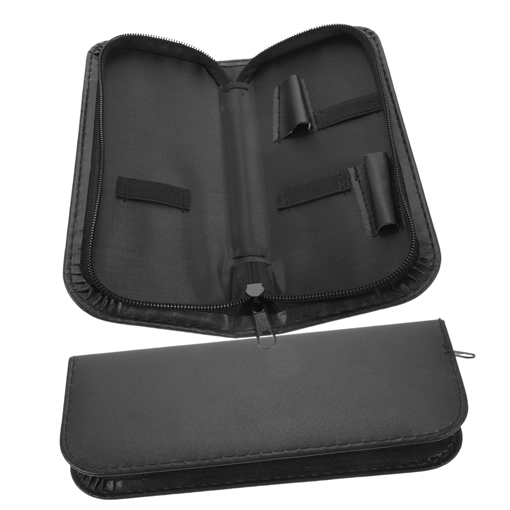 IWOWHERO Professional Hair Cutting Scissor Case Set Pcs Shear Leather Bag for Hairstylists Hair Tool Organizer